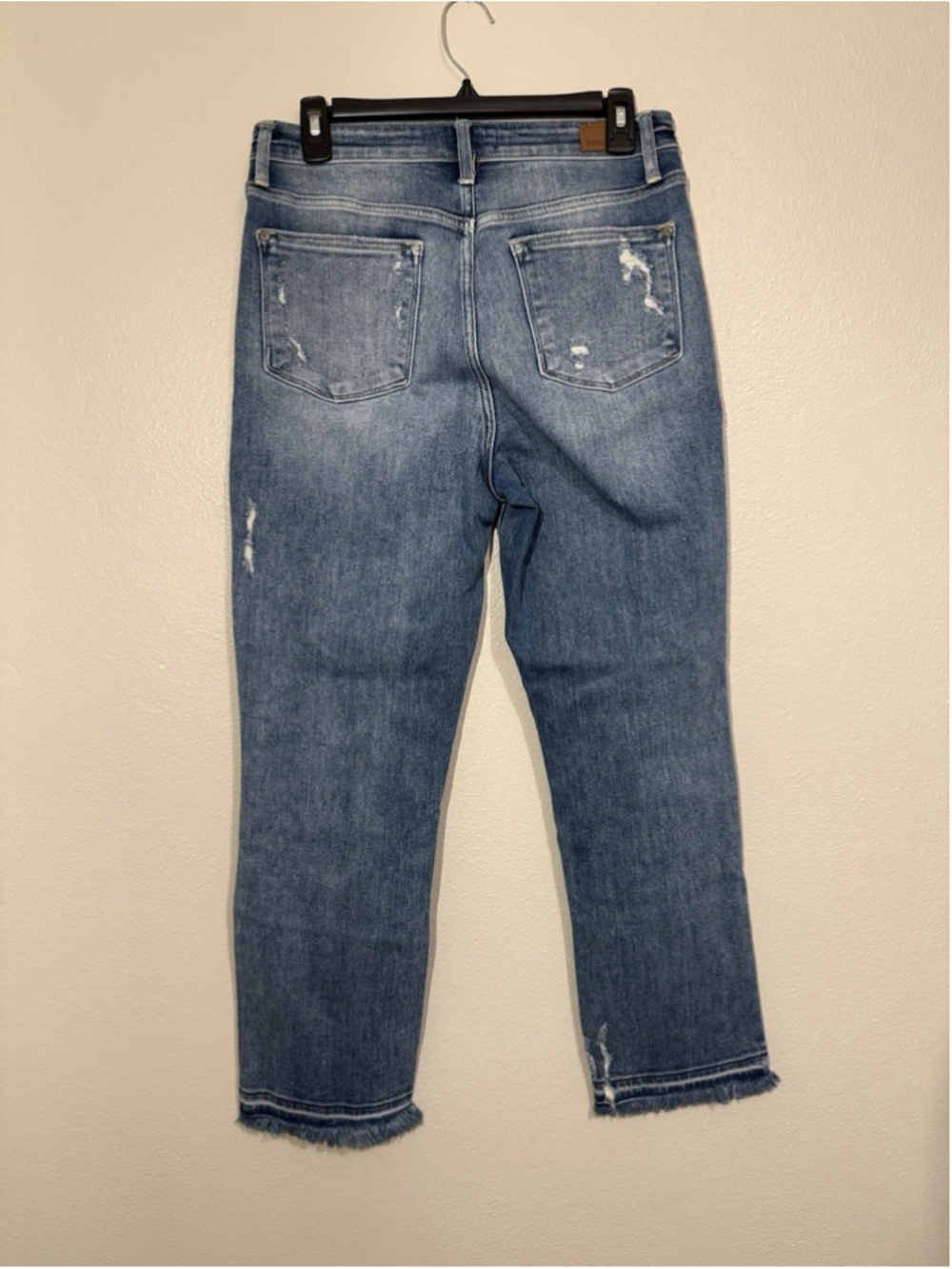 Judy Blue Jeans Women 7 28 Relaxed Fit Straight Fit Stretch Distressed Classic - Picture 4 of 4